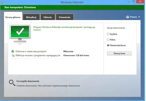 Windows Defender i filtr Windows SmartScreen